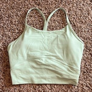 Mint green crop tank